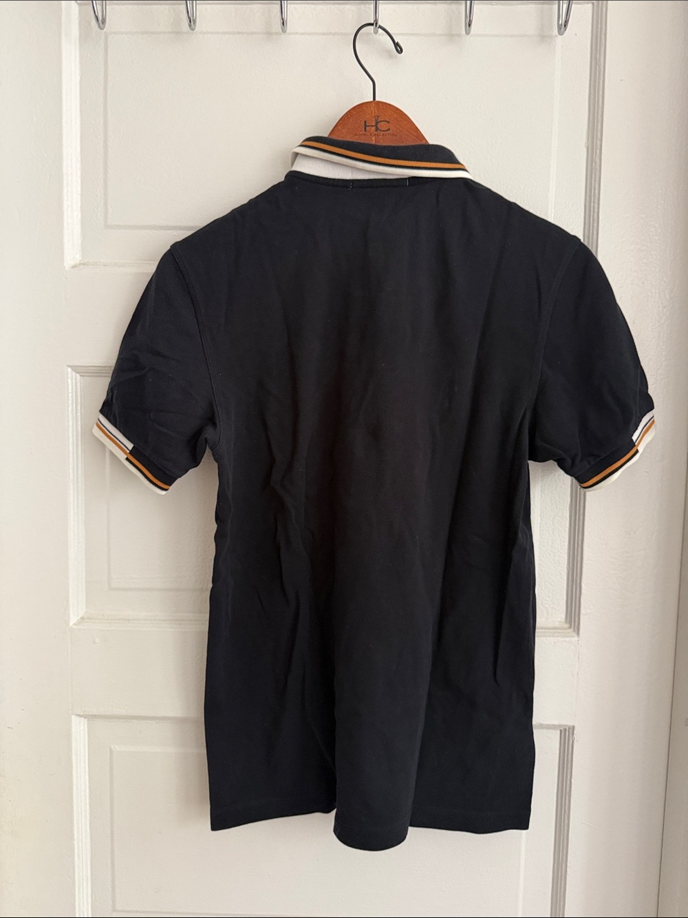 Fred Perry Men's Black Polo with Contrast Trim - Picture 5 of 5